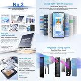 Blackview COLOR 6 Smartphone - 8GB RAM, 128GB Storage, 6.67" Display, Fingerprint & Face ID, MediaTek Helio G81, 4G Network