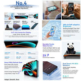 Blackview COLOR 6 Smartphone - 8GB RAM, 256GB Storage, Fingerprint & Face ID, 6.67" Android 15, MediaTek Helio G81, 4G Network