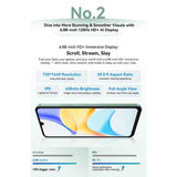 Blackview SHARK 6 5G, 4GB+128GB, 6.88 inch, 120Hz Display, Android 15 Unisoc UMS9620 T8100