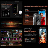 Blackview Oscal Pilot 3 5G Rugged Phone, 12GB+256GB, Night Vision Camera, 7500mAh, 6.56 inch Android 15 MediaTek Dimensity 6300