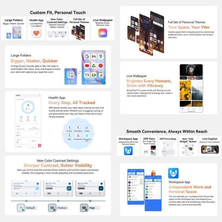 Blackview Oscal Pilot 3 5G Rugged Phone, 12GB+256GB, Night Vision Camera, 7500mAh, 6.56 inch Android 15 MediaTek Dimensity 6300
