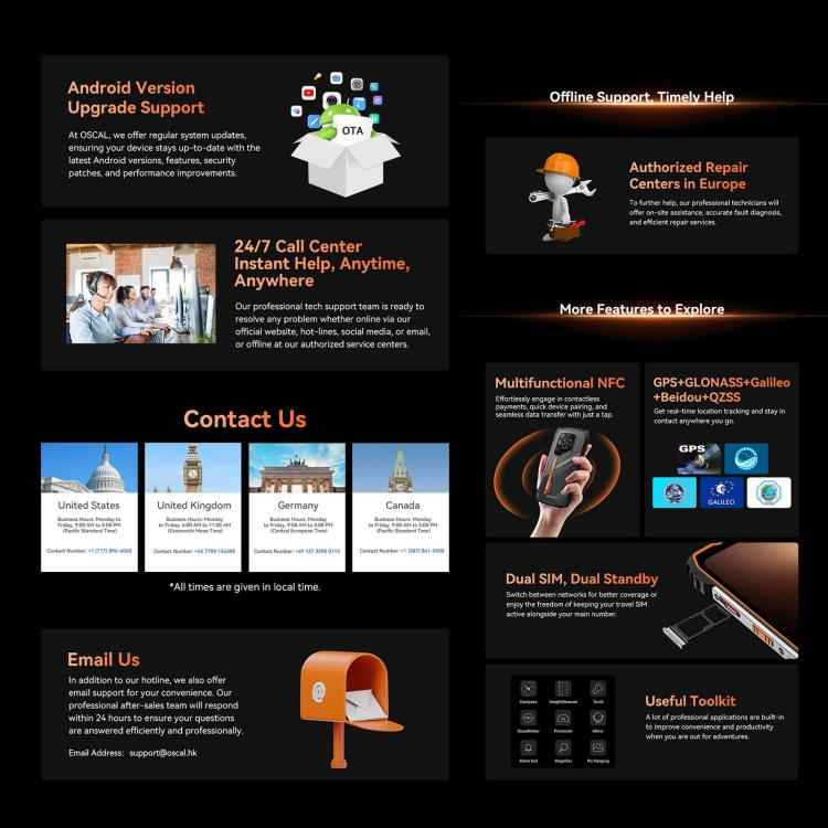 Blackview Oscal Pilot 3 5G Rugged Phone, 12GB+256GB, Night Vision Camera, 7500mAh, 6.56 inch Android 15 MediaTek Dimensity 6300