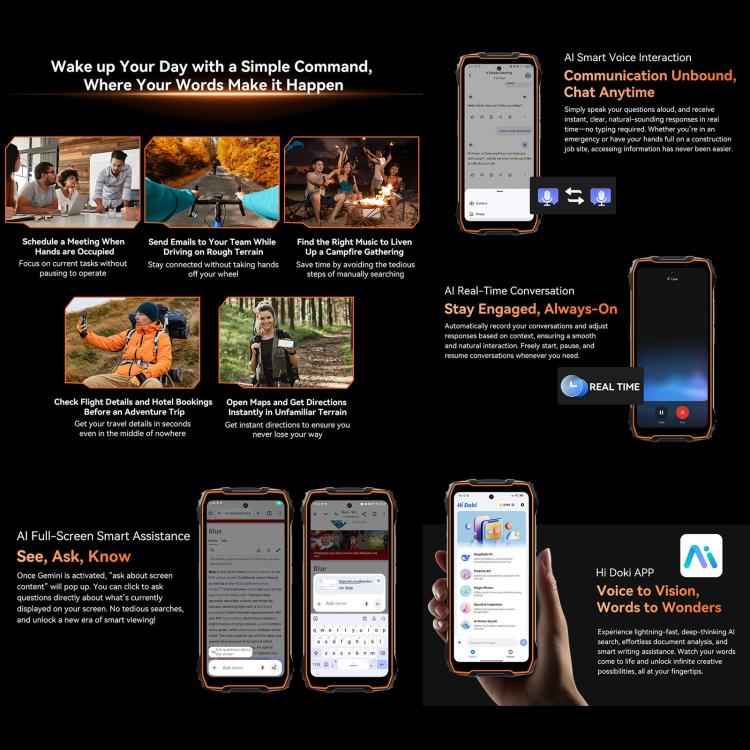 Blackview Oscal Pilot 3 5G Rugged Phone, 12GB+256GB, Night Vision Camera, 7500mAh, 6.56 inch Android 15 MediaTek Dimensity 6300