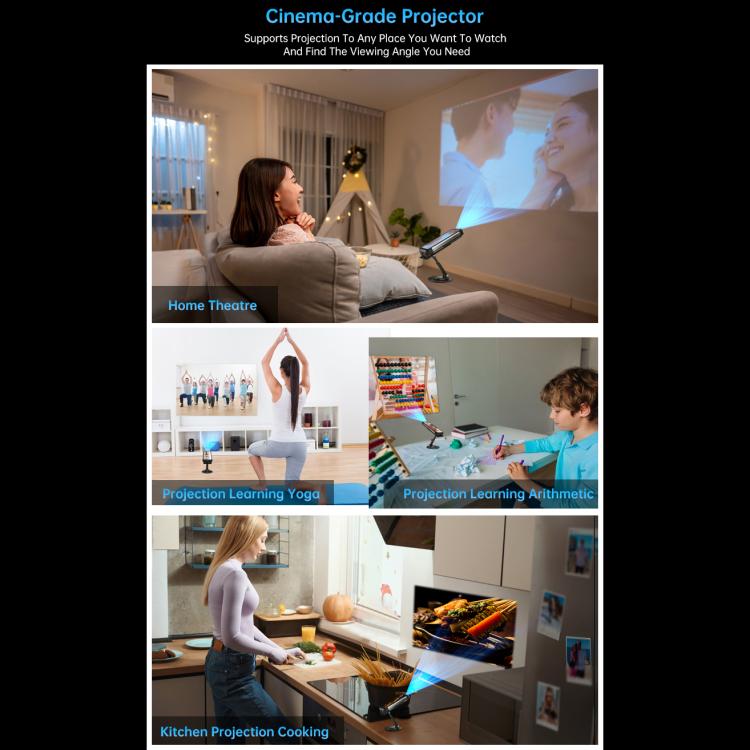 Teléfono robusto Unihertz Tank 4 Pro con proyector, 16 GB + 512 GB, visión nocturna, pantalla de 6,73 pulgadas, Android 13, 5G, NFC 