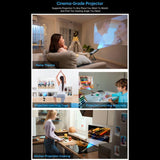 Teléfono robusto Unihertz Tank 4 Pro con proyector, 16 GB + 512 GB, visión nocturna, pantalla de 6,73 pulgadas, Android 13, 5G, NFC 