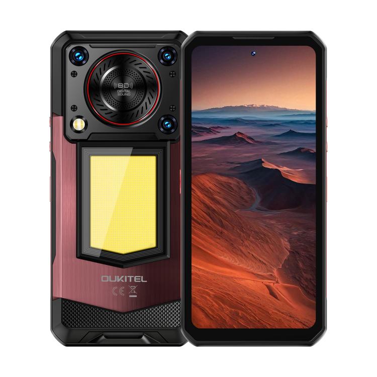 Teléfono robusto Oukitel WP56 5G: 12 GB de RAM, 512 GB de almacenamiento, cámara de 108 MP, pantalla de 6,8", Android 15, red 5G 