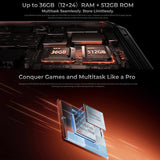 Teléfono robusto Oukitel WP56 5G: 12 GB de RAM, 512 GB de almacenamiento, cámara de 108 MP, pantalla de 6,8", Android 15, red 5G 