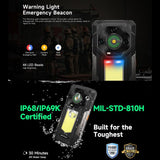 Ulefone Armor 33 Rugged Phone, 12GB+512GB, 6.95 inch Android 15 MediaTek Helio G100 Octa Core, Network: 4G, OTG, NFC, LED Light, Armor 33