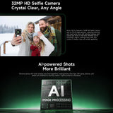 Teléfono robusto Ulefone Armor 33 Pro con 16 GB + 512 GB, visión nocturna, 5G, pantalla dual, Android 14, MediaTek Dimensity 7300X