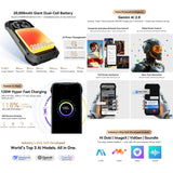 Blackview XPLORE 2, 16GB+1TB, 6.73 inch Android 15 Dimensity 8300 MT6897 Octa Core, Network: 5G, OTG, NFC, XPLORE 2, 16GB+1TB