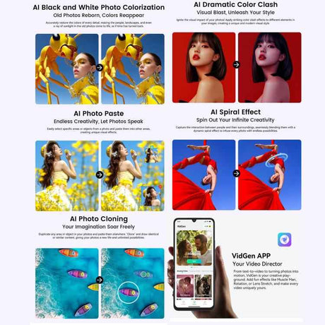 Blackview WAVE 9C, 4GB+64GB, 6.56 inch Android 15 Unisoc T603 SC9863A Octa Core