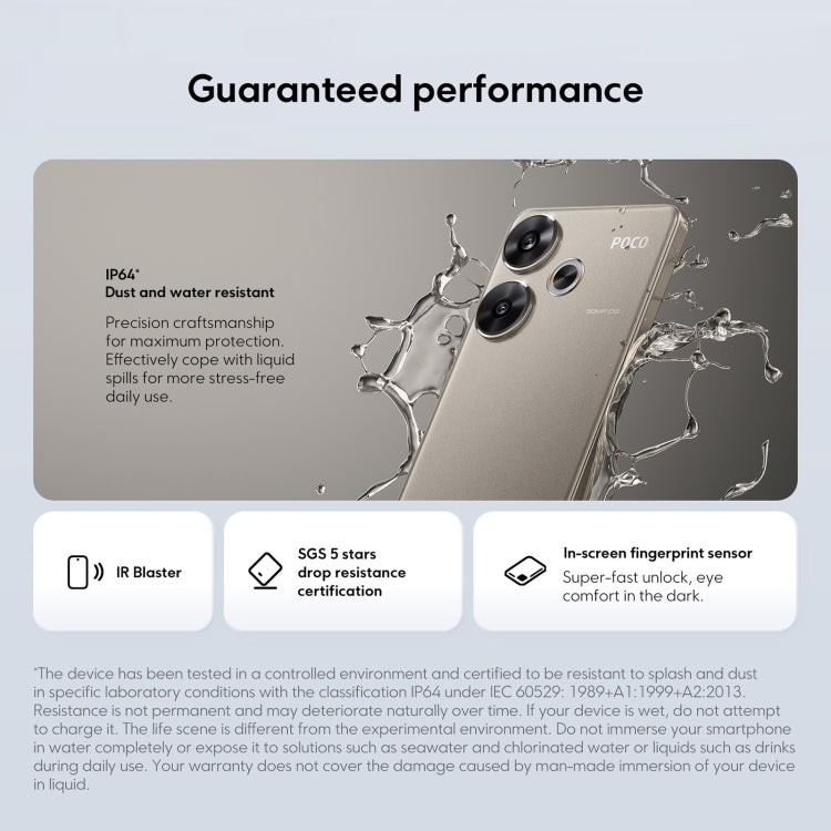 Xiaomi POCO F6 5G Global, 12 GB + 512 GB, lector de huellas en pantalla, 6,67 pulgadas, Xiaomi HyperOS, Snapdragon 8s Gen 3 