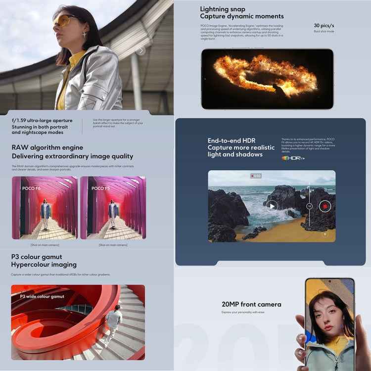 Xiaomi POCO F6 5G Global, 12GB+512GB, In-screen Fingerprint, 6.67 inch Xiaomi HyperOS Snapdragon 8s Gen 3