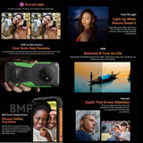 Blackview FORT 1 Smartphone - 6GB+256GB, 6.56 inch Display, Android 15, Unisoc UMS9230E T615 Octa Core, 4G Network, OTG, NFC