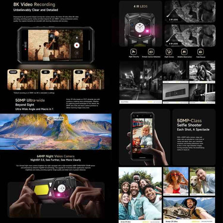 Ulefone Armor 29 Ultra 5G Rugged Phone, 16GB+1TB,  6.67 inch + 1.04 inch Android 15 MediaTek Dimensity 9300+ Octa Core