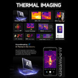 Ulefone Armor 29 Pro 5G, versión térmica, teléfono robusto, 16 GB + 512 GB, pantalla de 6,67 pulgadas + 1,04 pulgadas, procesador MediaTek Dimensity 7400 Octa Core, Android 15