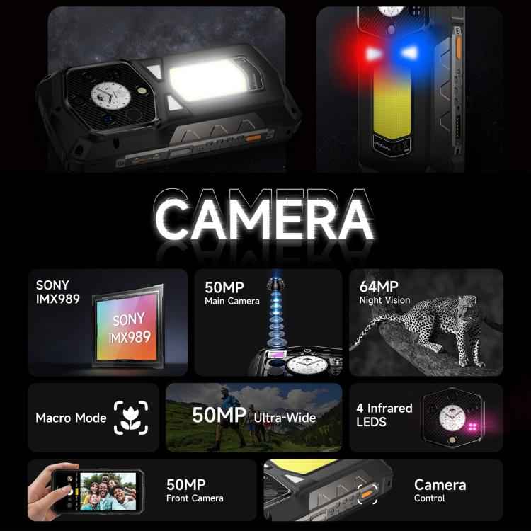 Ulefone Armor 29 Pro 5G, Thermal Version Rugged Phone, 16GB+512GB, 6.67 inch + 1.04 inch  MediaTek Dimensity 7400 Octa Core,Android 15