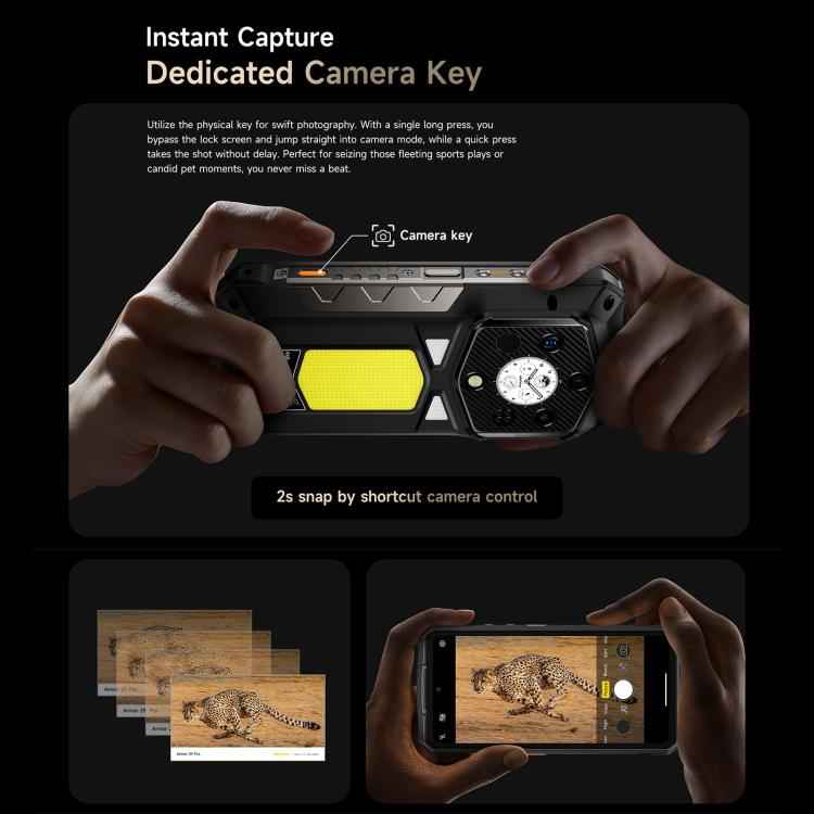 Ulefone Armor 29 Pro 5G, Thermal Version Rugged Phone, 16GB+512GB, 6.67 inch + 1.04 inch  MediaTek Dimensity 7400 Octa Core,Android 15