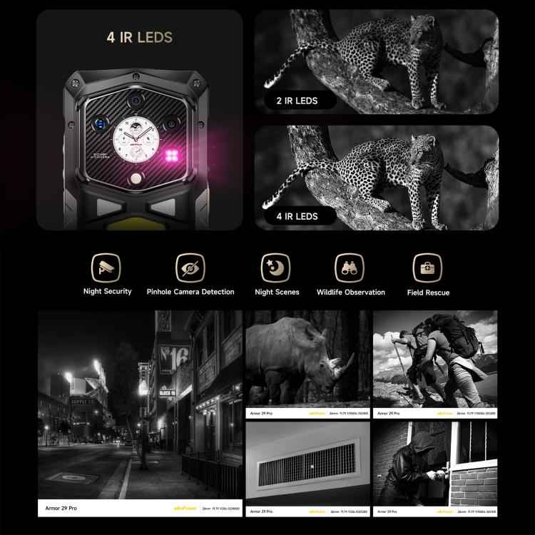 Ulefone Armor 29 Pro 5G Rugged Phone, 16GB+512GB,  6.67 inch + 1.04" Rear Sub-Display,21200mAh Mega Battery, 120W Flash Charge, Android 15