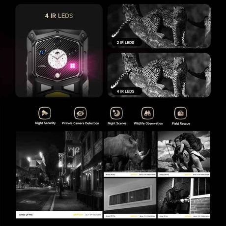 Ulefone Armor 29 Pro 5G Rugged Phone, 16GB+512GB,  6.67 inch + 1.04" Rear Sub-Display,21200mAh Mega Battery, 120W Flash Charge, Android 15