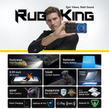 Teléfono robusto Ulefone RugKing 4G, 8 GB + 256 GB, IP68/IP69K, 5,99 pulgadas, Android 15, Unisoc T7255, ocho núcleos