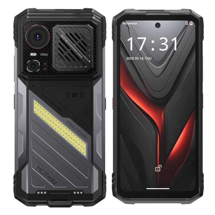 HOTWAV Hyper 8 Pro 5G, Rugged Phone, 12GB+512GB, 6.6 inch Android 15, Dimensity 7050 Octa Core