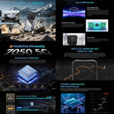 HOTWAV Hyper 8 Pro 5G, Rugged Phone, 12GB+512GB, 6.6 inch Android 15, Dimensity 7050 Octa Core