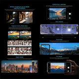 HOTWAV Hyper 8 Pro 5G, teléfono robusto, 12 GB + 512 GB, pantalla de 6,6 pulgadas, Android 15, procesador Dimensity 7050 de ocho núcleos 