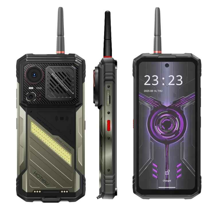 HOTWAV Hyper 8 Ultra 5G Walkie-talkie Rugged Phone, 12GB+512GB, 6.8 inch Android 15 Dimensity 7050 Octa Core