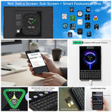 Unihertz Titan 2 QWERTY Physical Keyboard Phone, 12GB+512GB, Fingerprint, 4.5 inch + 2 inch Android 15 Dimensity 7300 5G Octa-Core, Network: 5G, NFC, OTG