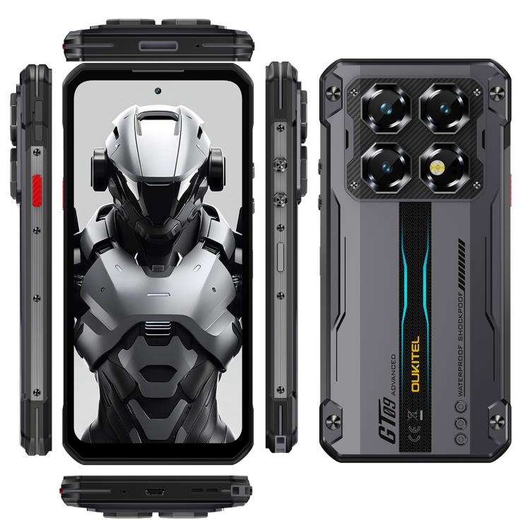 Oukitel WP60 Rugged Phone, 12GB+512GB, Night Vision, 108MP Camera, Side Fingerprint, 7.2 inch Android 15 , Network: 5G, 12GB+512GB