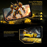 Oukitel WP60 Rugged Phone, 12GB+512GB, Night Vision, 108MP Camera, Side Fingerprint, 7.2 inch Android 15 , Network: 5G, 12GB+512GB