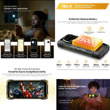 Blackview ROCK 2 Pro Rugged Phone, 8GB+256GB, 6.67 inch Android 16 Unisoc UMS9620 T8100 Octa Core, Network: 5G, OTG, NFC