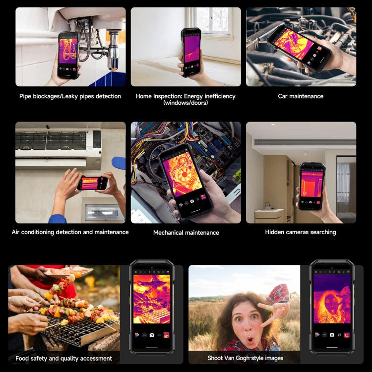 Ulefone Armor 27T+ Rugged Phone, 12GB+256GB, Thermal Imager, Night Vision, 10600mAh, 6.78 inch, Network: 4G, NFC, OTG, Armor 27T+