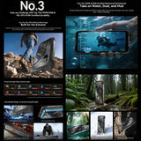 Blackview ROCK 3 Rugged Phone, Thermal Imager, 8GB+256GB, 6.78 inch Android 16 MT8781 Helio G100 Octa Core, Network: 4G, OTG, NFC