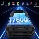 Unihertz 8849Tank X Projector Rugged Phone, 16GB+512GB, Side Fingerprint, Night Vision, 6.78 inch Android 15 MediaTek Dimensity 8200 Octa Core, Network: 5G, NFC, Tank X 16GB+512GB