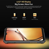 Oukitel WP23 Plus Rugged Phone, 4GB+128GB, 6.52 inch Android 14.0Unisoc T606 Octa-core, NFC, OTG, Network: 4G, WP23 Plus 4GB+128GB