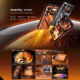 Oukitel WP66 5G Rugged Phone, 12GB+512GB, Side Fingerprint, 6.6 inch Android 16.0 MTK Dimensity 7025 Octa-Core, NFC, OTG, Network: 5G