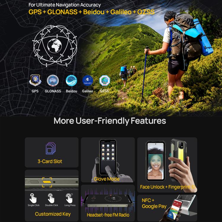 Ulefone Armor 24 Pro Rugged Smartphone | IP68/IP69K Waterproof, 12GB+256GB