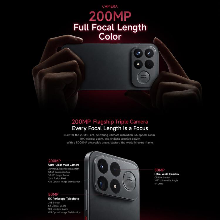 Xiaomi Redmi K100 Pro Max, 16GB+1TB, 6.9 inch Xiaomi HyperOS 3 Snapdragon 8 Elite Gen 5 Octa Core, NFC, Network: 5G, 16GB+1TB
