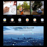 HOTWAV T7 Rugged Android Phone - 6GB RAM, 256GB Storage, 6280mAh Battery, 6.6 Inch Display, Android 13 MT8788, 4G Network, OTG Support