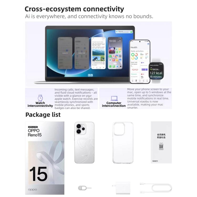 OPPO Reno15 5G 12GB/256GB – Dimensity 8450, ColorOS 16, Screen Fingerprint