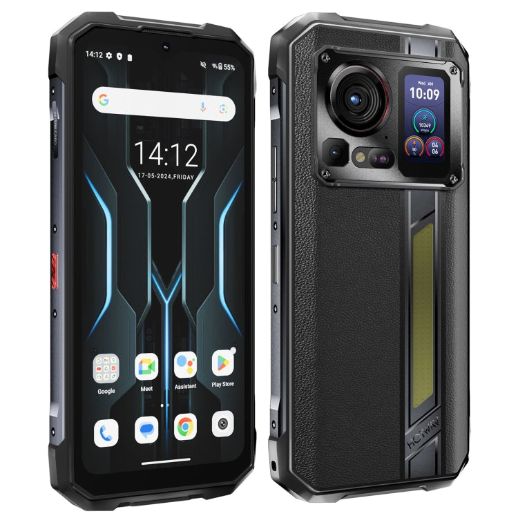 HOTWAV Hyper 7 Pro Rugged Phone - 16GB RAM, 256GB Storage, 10800mAh Battery, 6.6" Android 14, MediaTek Dimensity 7050, 5G Connectivity, OTG, NFC for Ultimate Durability