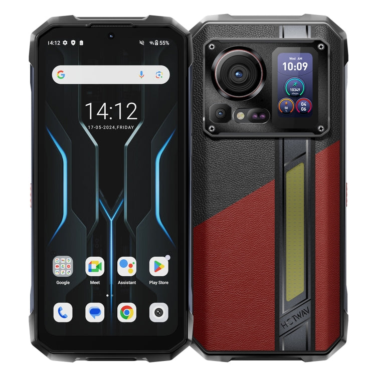 HOTWAV Hyper 7 Pro Rugged Phone - 16GB RAM, 256GB Storage, 10800mAh Battery, 6.6" Android 14, MediaTek Dimensity 7050, 5G Connectivity, OTG, NFC for Ultimate Durability