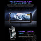 HOTWAV Hyper 7 Pro Rugged Phone,16GB+256GB, 10800mAh Battery, 6.6" Android 14, MediaTek Dimensity 7050, Ultimate Durability