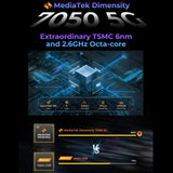 HOTWAV Hyper 7 Pro Rugged Phone,16GB+256GB, 10800mAh Battery, 6.6" Android 14, MediaTek Dimensity 7050, Ultimate Durability