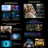 HOTWAV Hyper 7 Pro Rugged Phone,16GB+256GB, 10800mAh Battery, 6.6" Android 14, MediaTek Dimensity 7050, Ultimate Durability