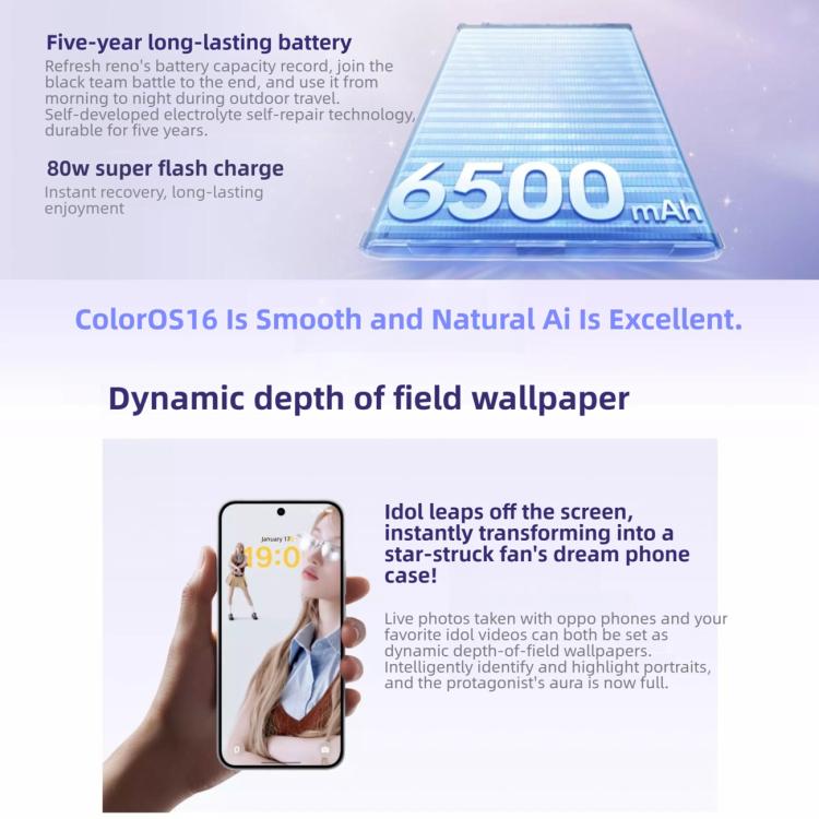 OPPO Reno15c 5G 12GB/256GB – Snapdragon 7 Gen 4, ColorOS 16, Screen Fingerprint