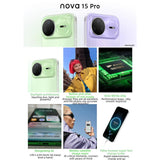 Huawei nova 15 Pro, Kunlun Glass, 12GB+512GB, Side Fingerprint Identification, 6.84 inch HarmonyOS 6.0 Kirin 9010S Octa Cora, NFC, OTG, Kunlun Glass, 12GB+512GB
