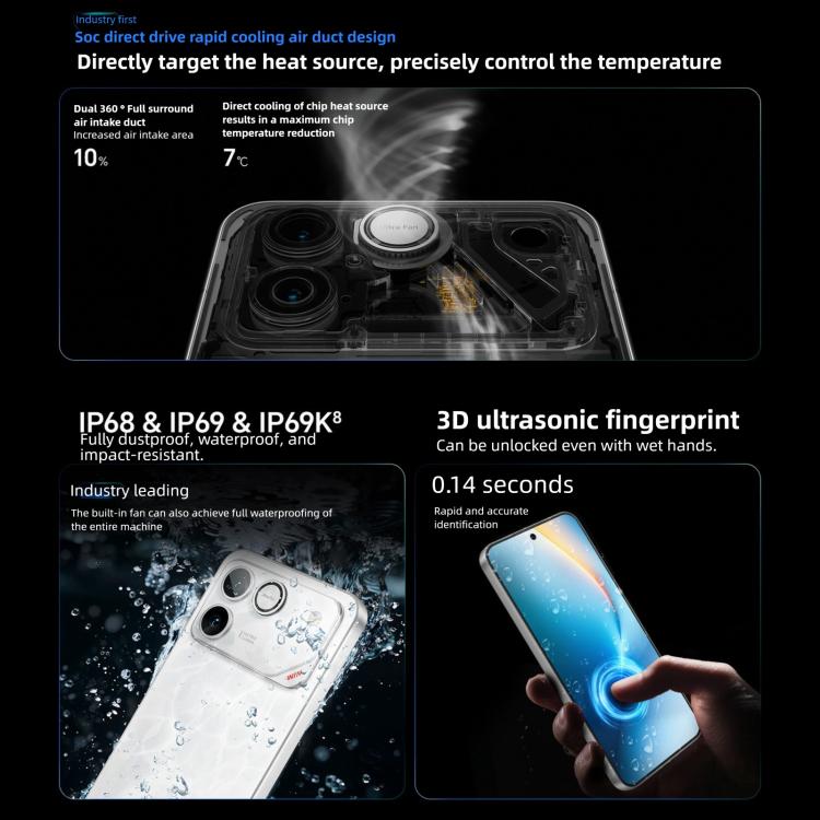 Honor WIN RT, 12GB+512GB, 3D Ultrasonic Fingerprint, 10000mAh Battery, 6.83 inch MagicOS 10.0 / Android 16, Network: 5G, NFC, OTG, 12GB+512GB